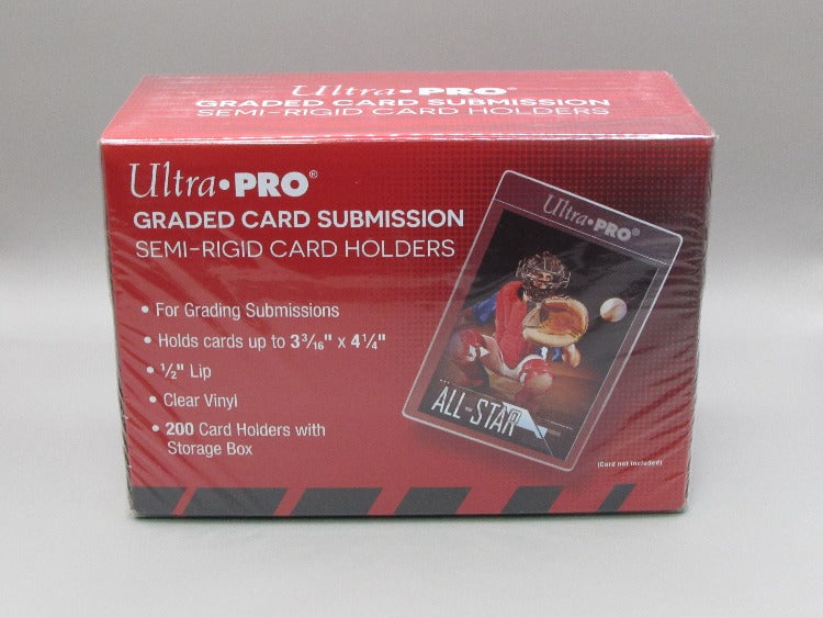 Ultra pro graded card submission semi - rigid card holders