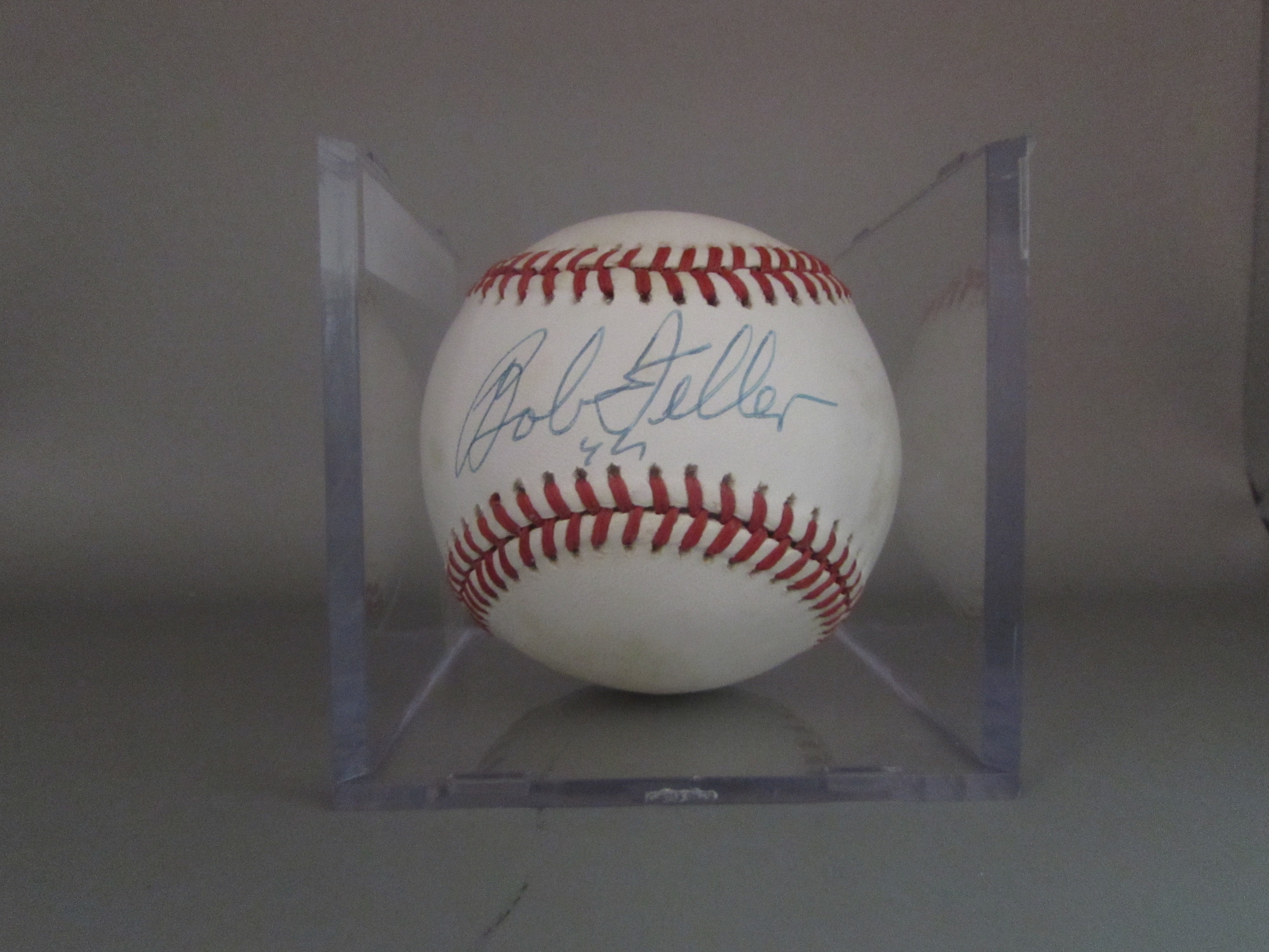 Bob Feller signed baseball – Papa Hawk Sports & Collectibles LLC