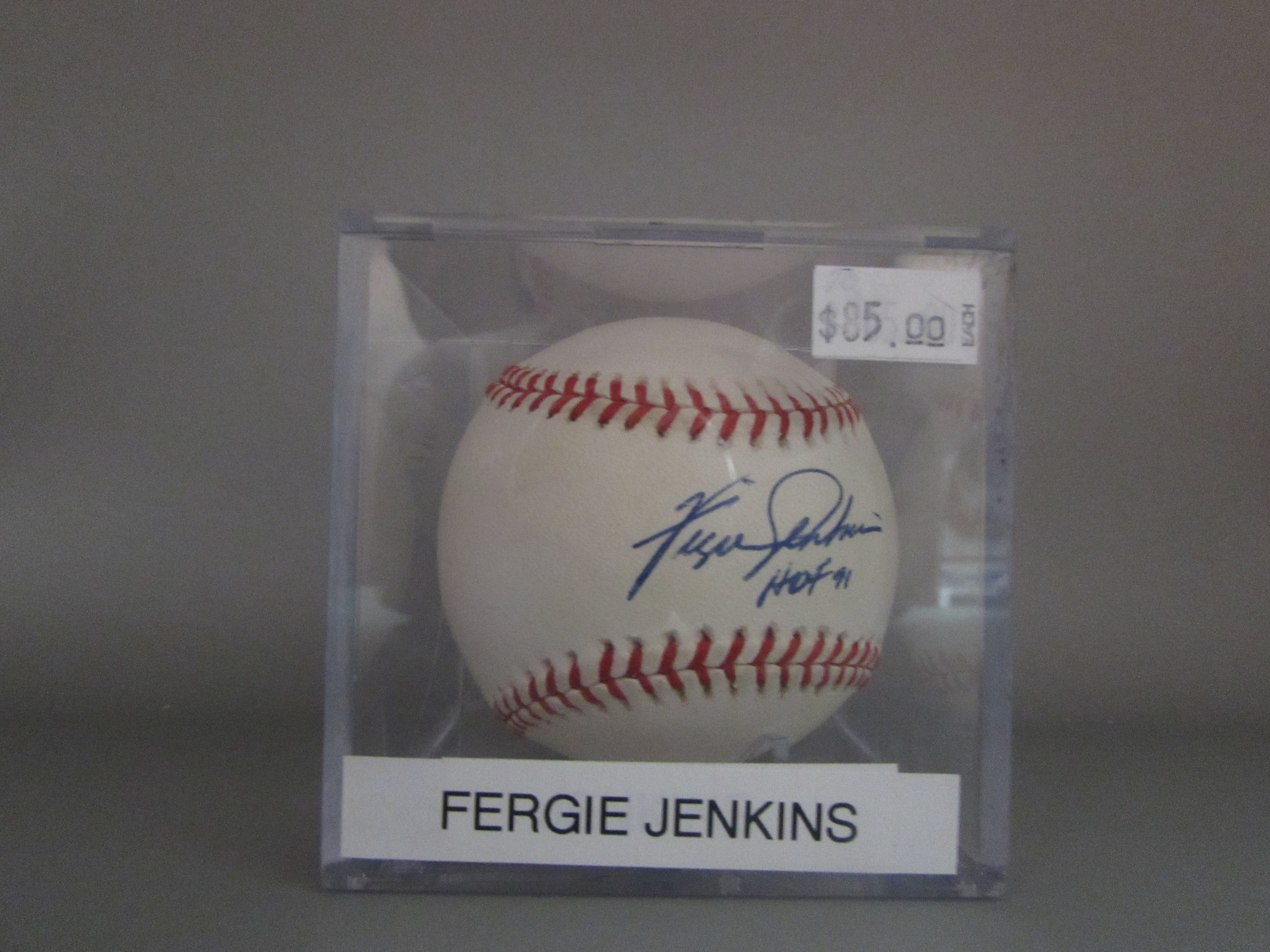 Fergie Jenkins signed baseball – Papa Hawk Sports & Collectibles LLC