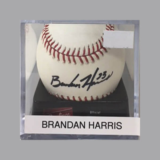 Brandan Harris Autorgraphed Baseball
