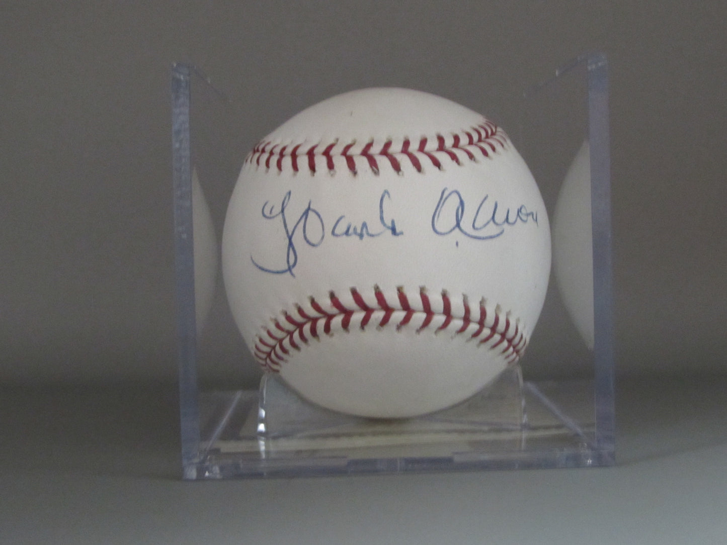 Hank Aaron signed baseball