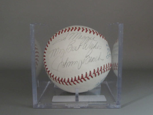 Johnny Bench signed baseball