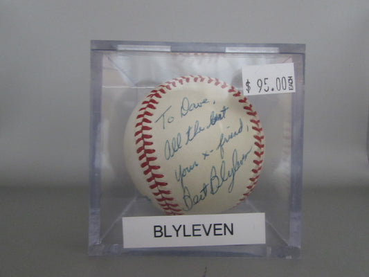 Bert Blyleven signed baseball