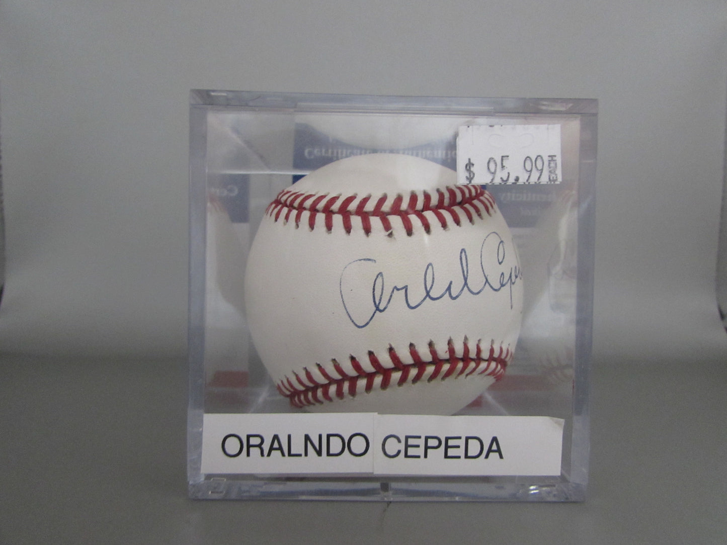 Orlando Cepeda signed baseball