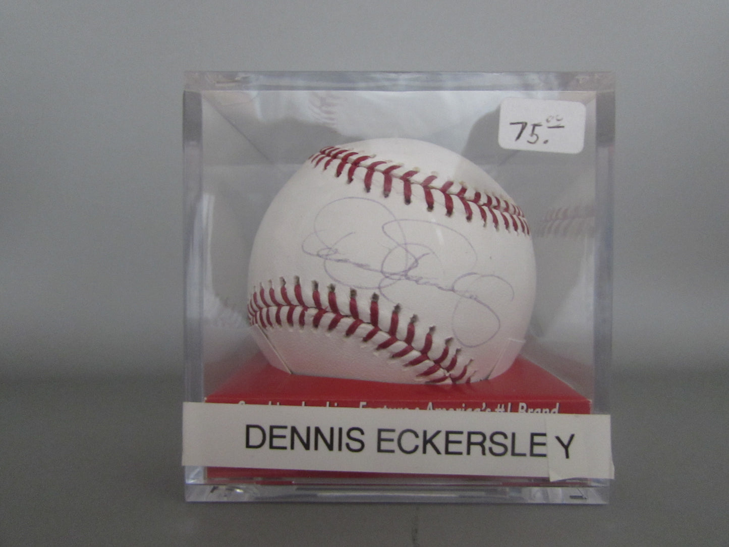Dennis Eckersley signed baseball