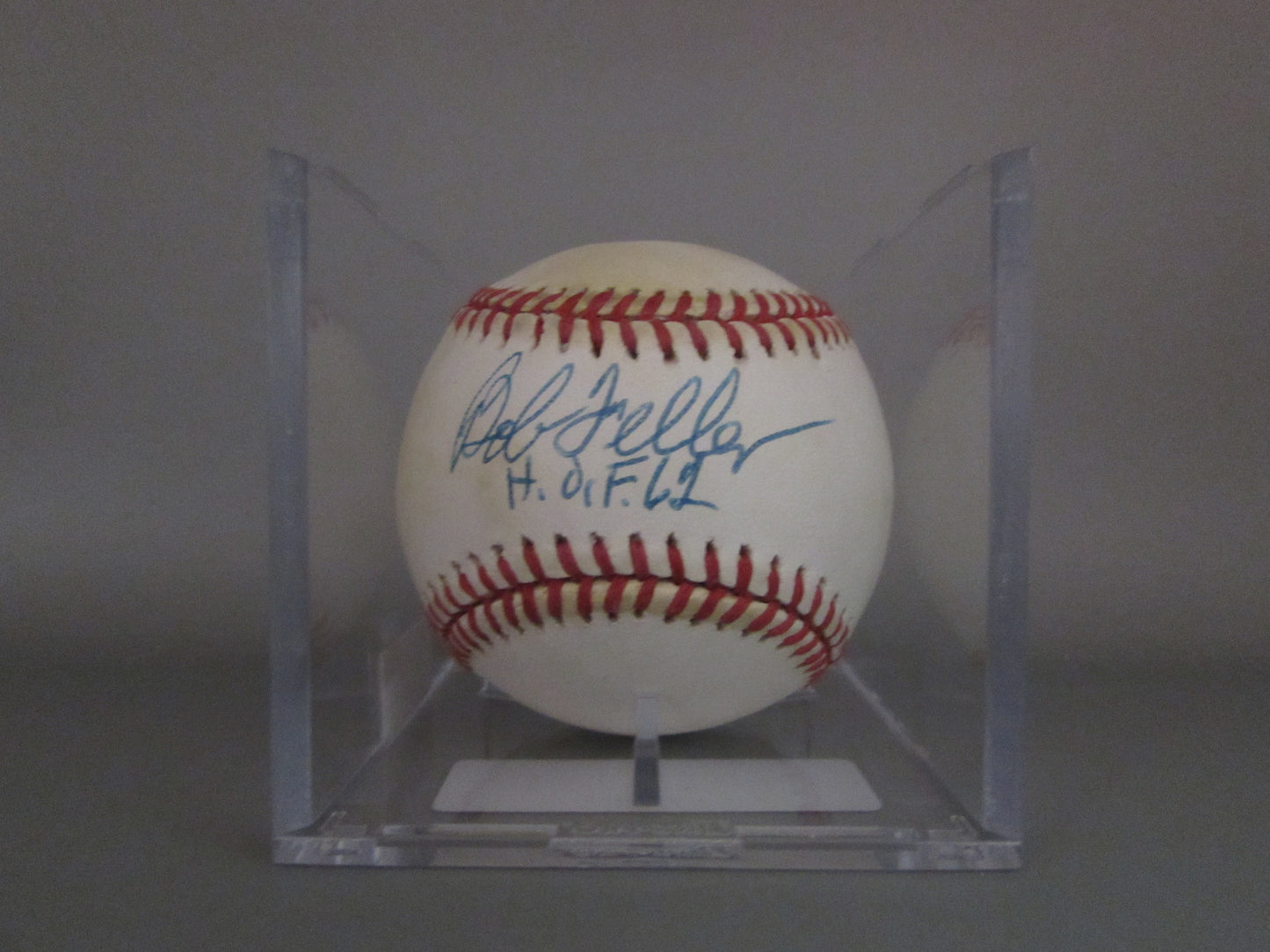 Bob Feller signed baseball