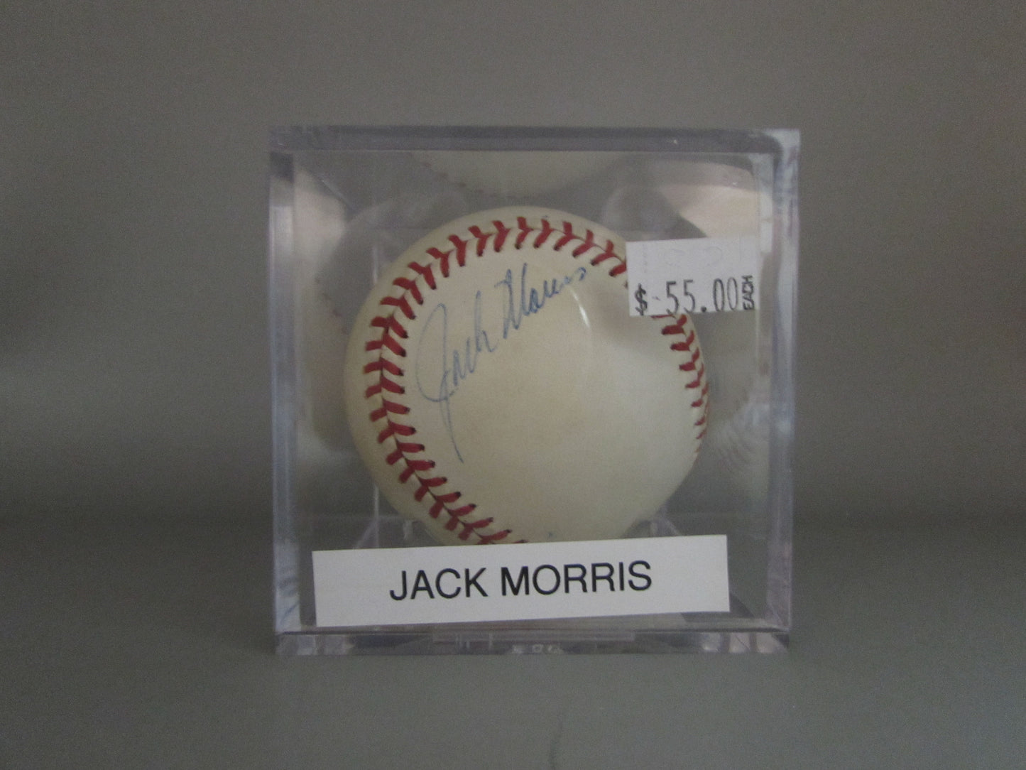 Jack Morris signed baseball