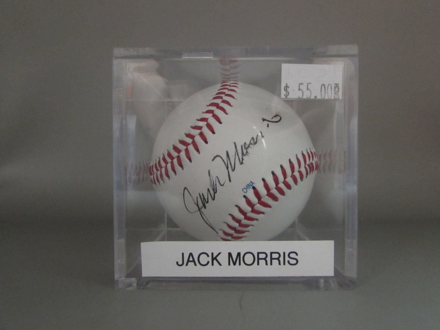 Jack Morris signed baseball
