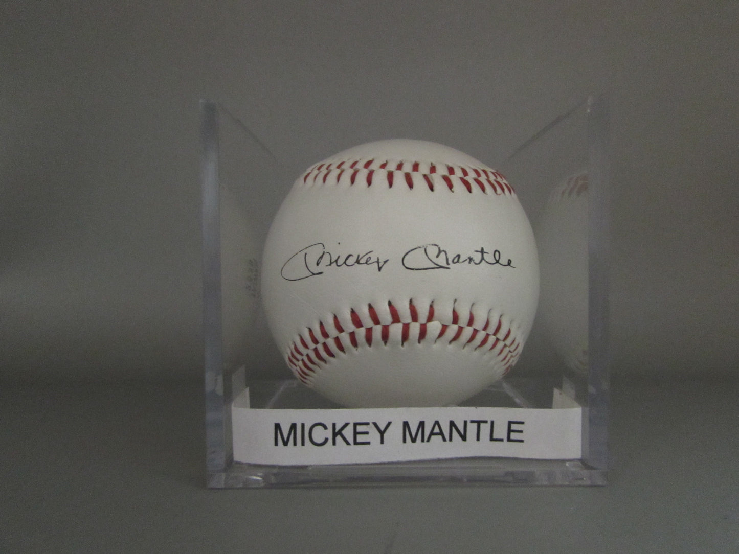 Mickey Mantle signed baseball (facsimile)