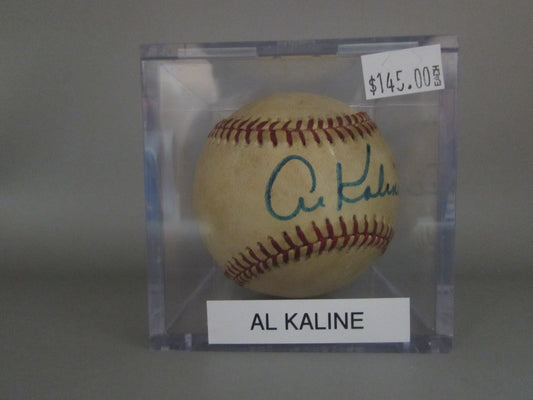 Al Kaline signed baseball