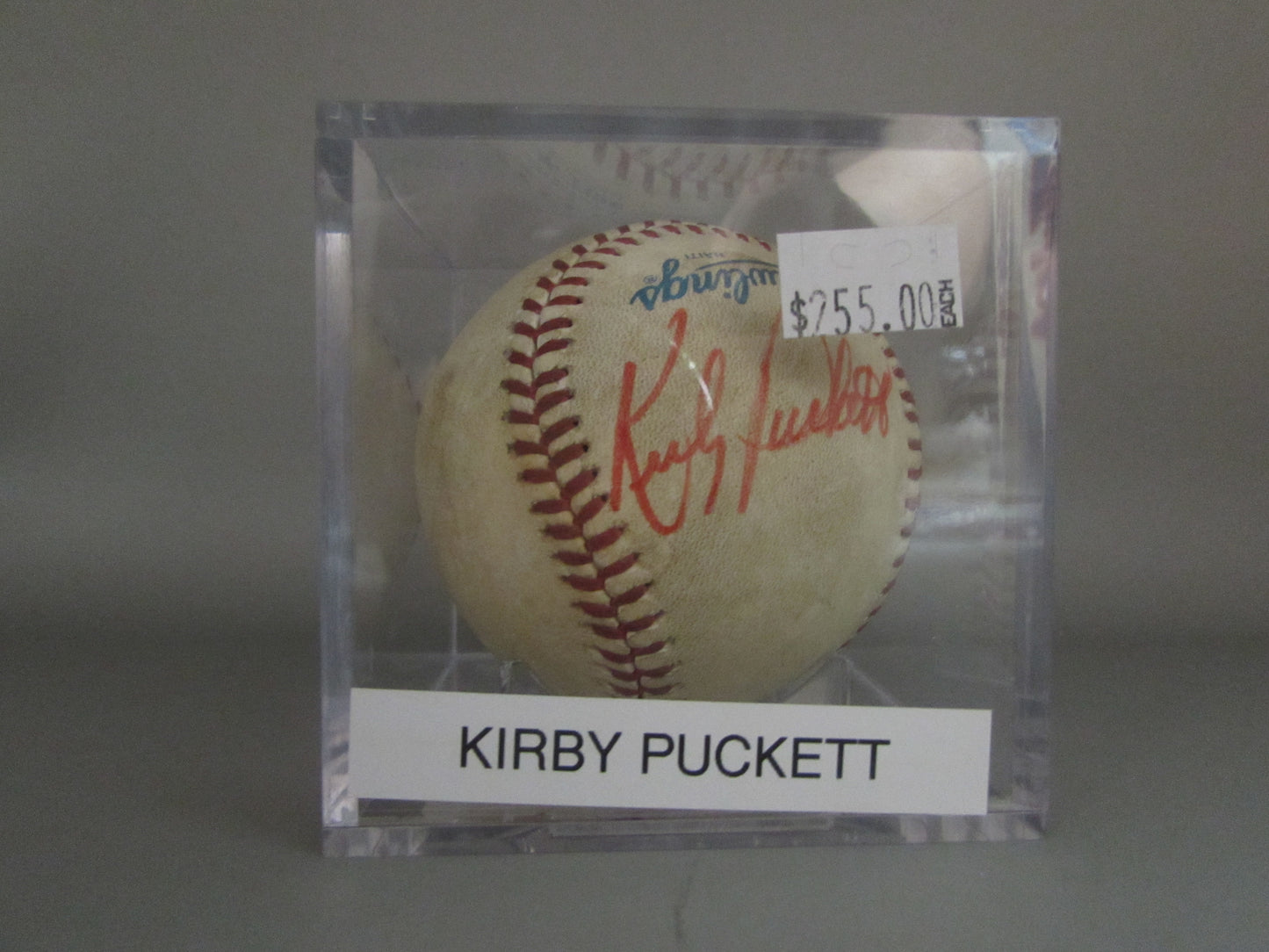 Kirby Puckett signed baseball