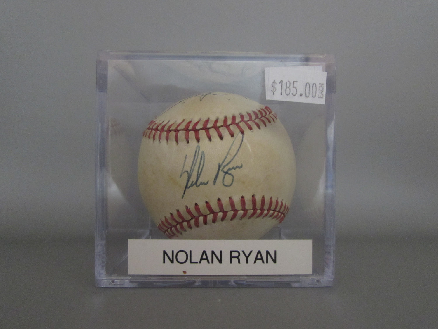 Nolan Ryan signed baseball