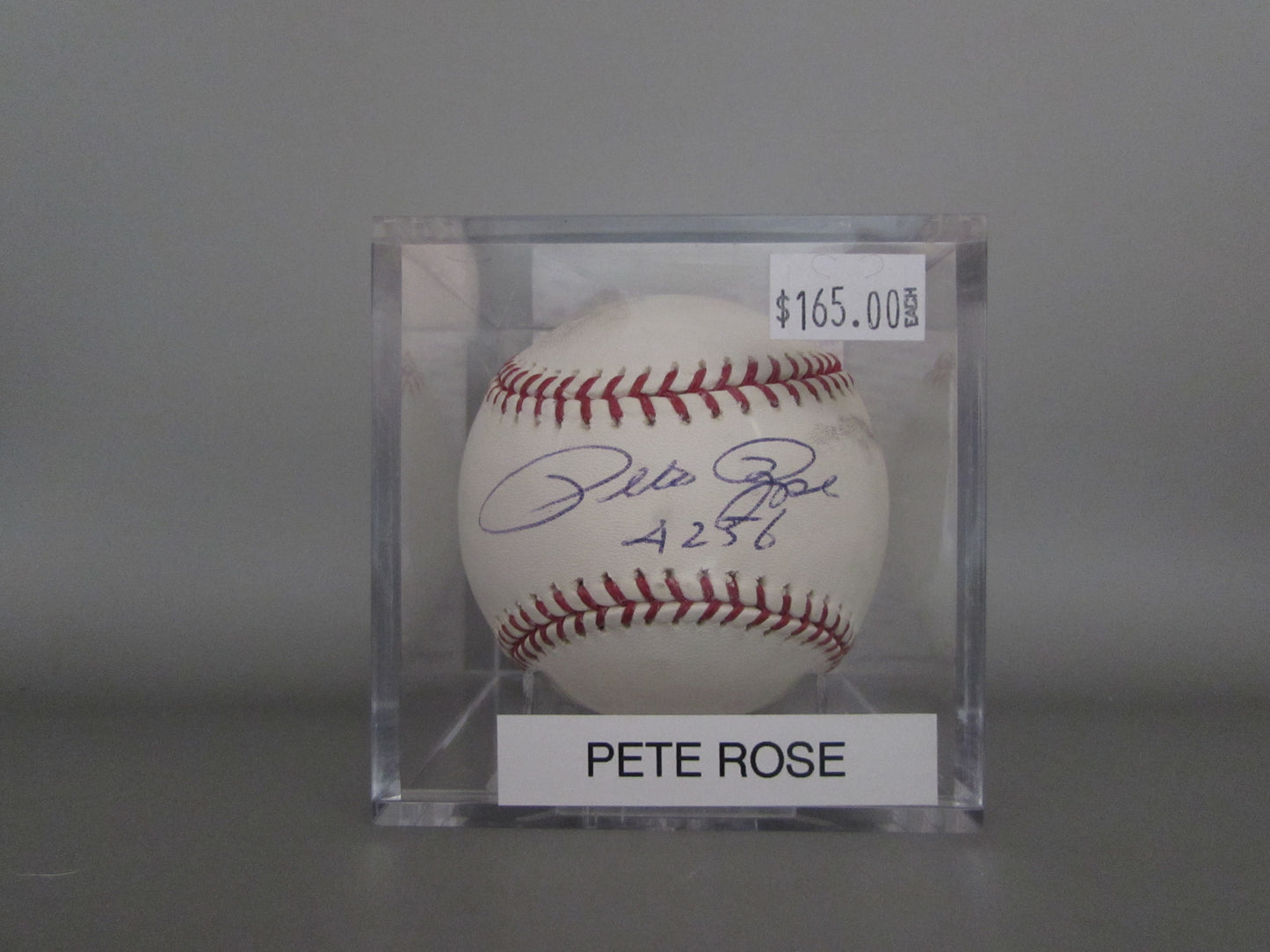 Pete Rose signed baseball