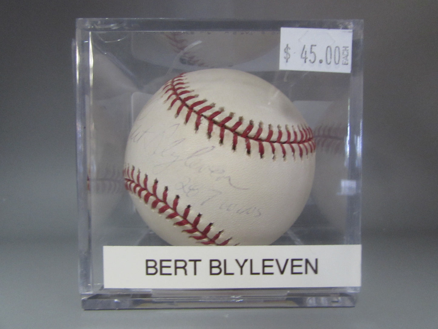 Bert Blyleven signed baseball