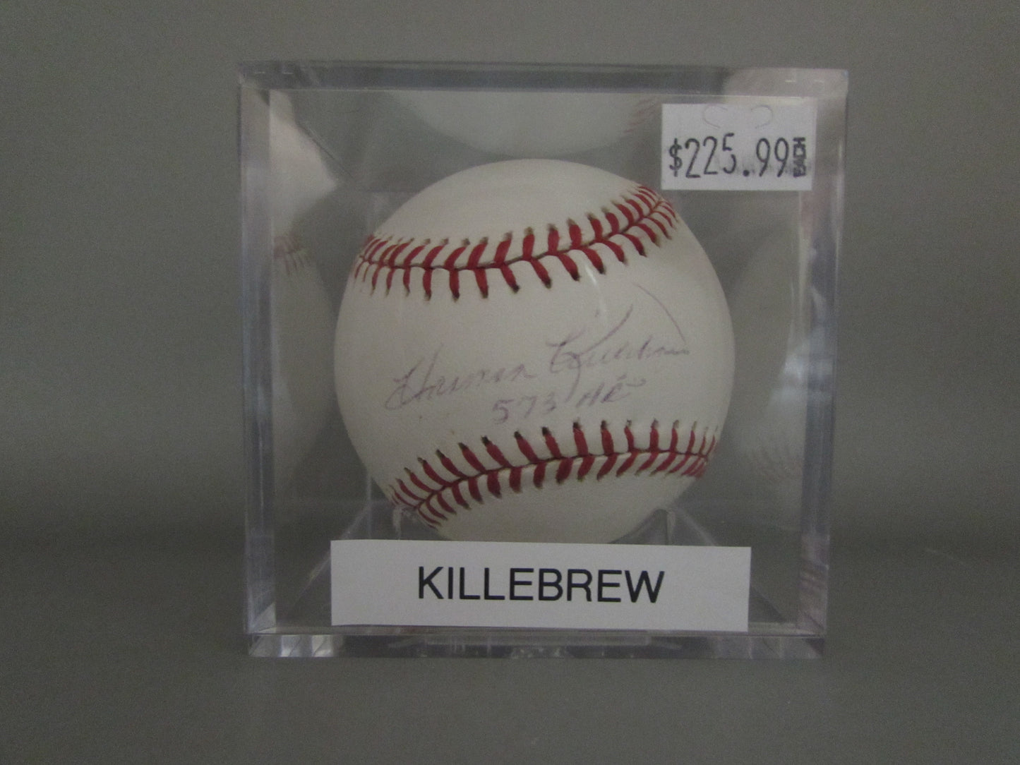 Harmon Killebrew signed baseball