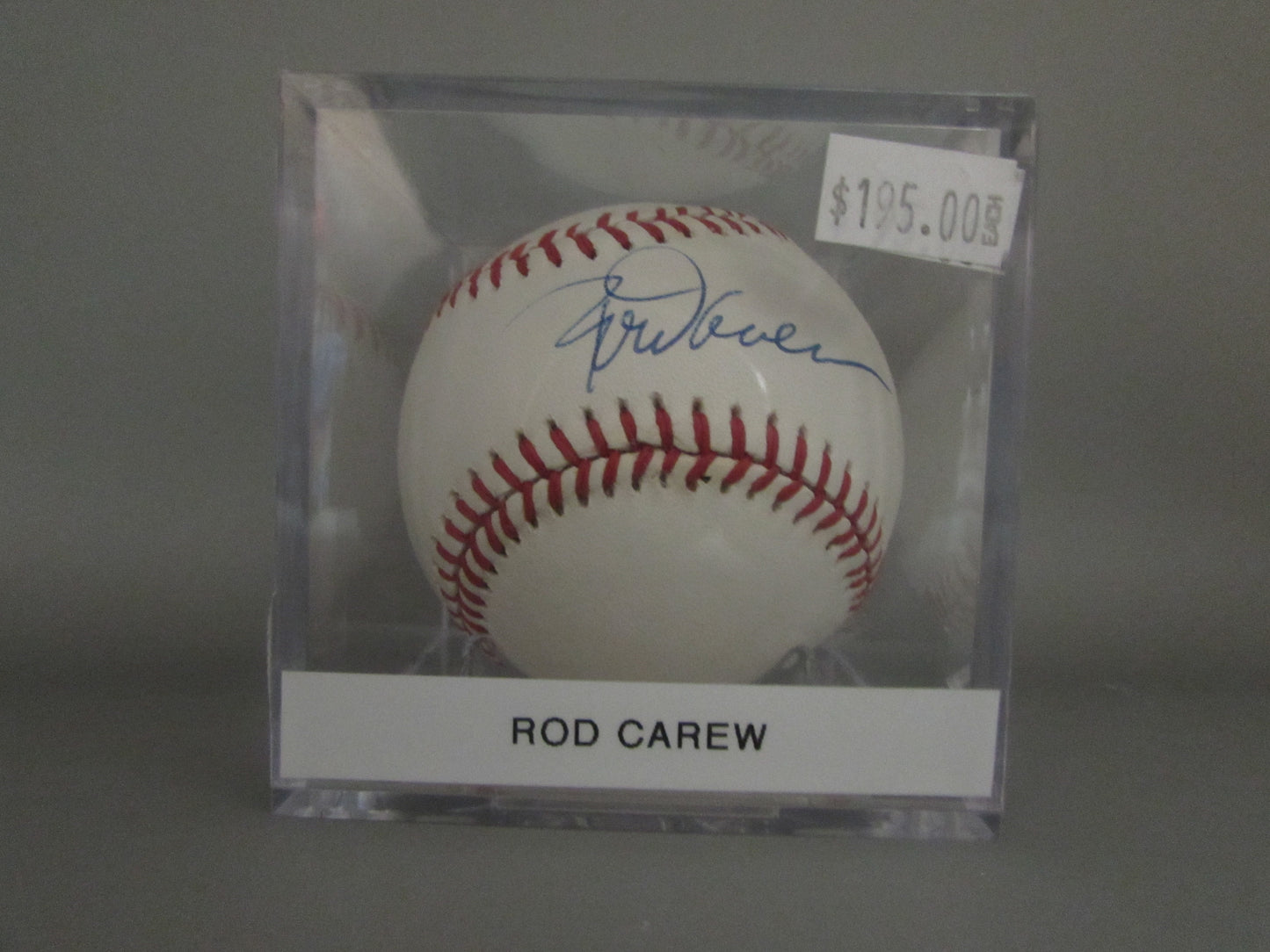 Rod Carew signed baseball