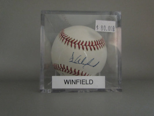 Dave Winfield signed baseball