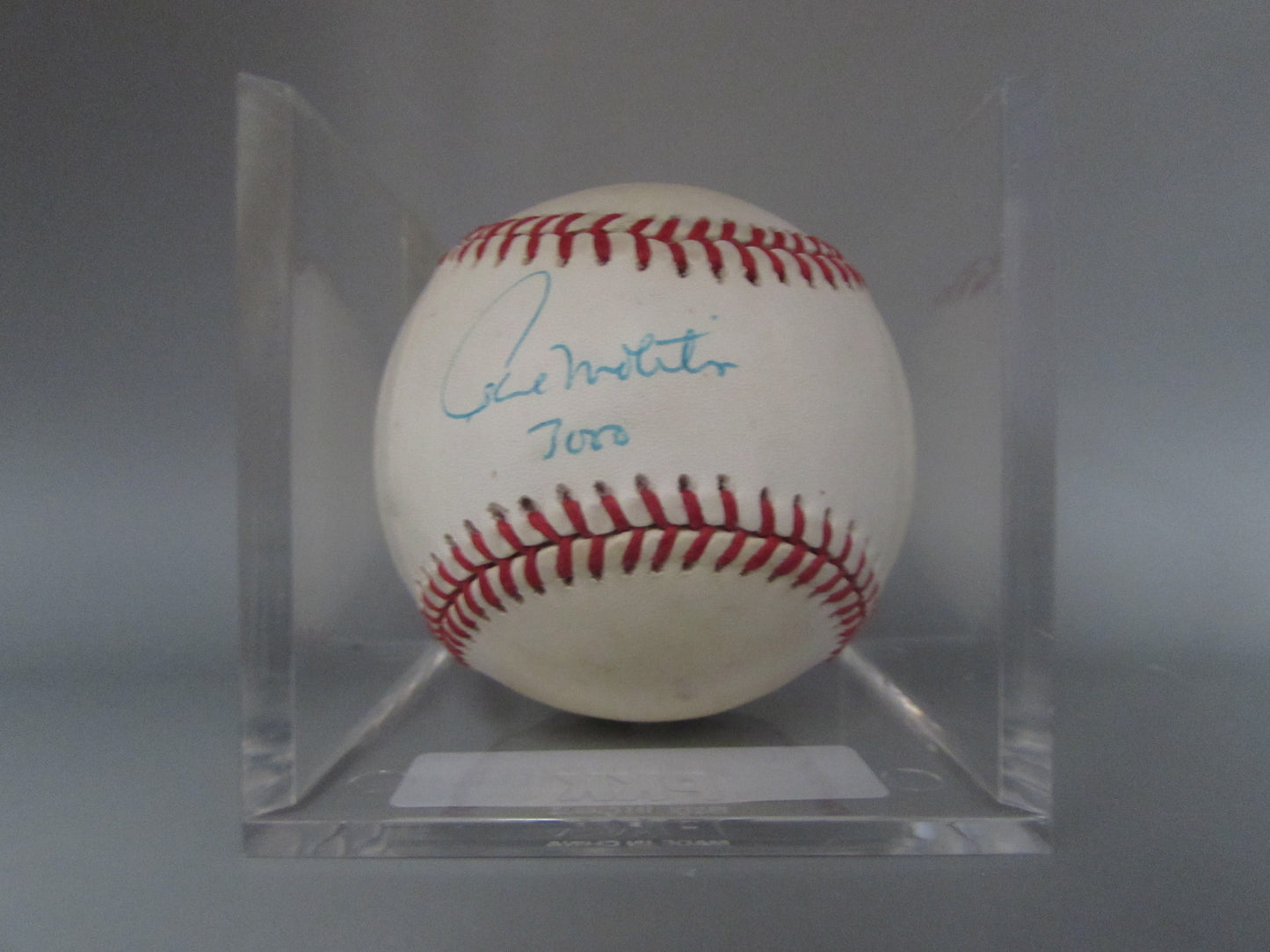 Paul Molitor signed baseball