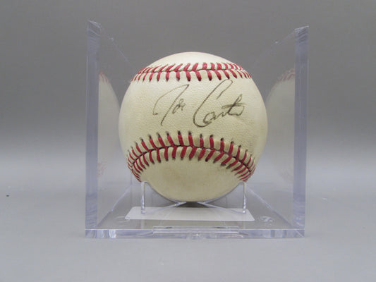 Joe Carter signed baseball