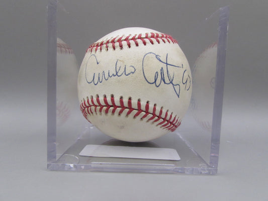Curtis Certz signed baseball