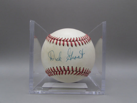 Dick Groat signed baseball