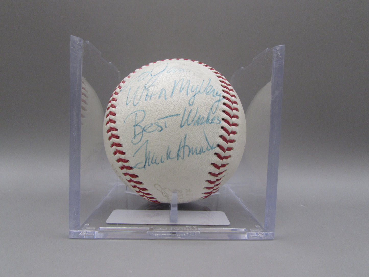 Frank Howard signed baseball