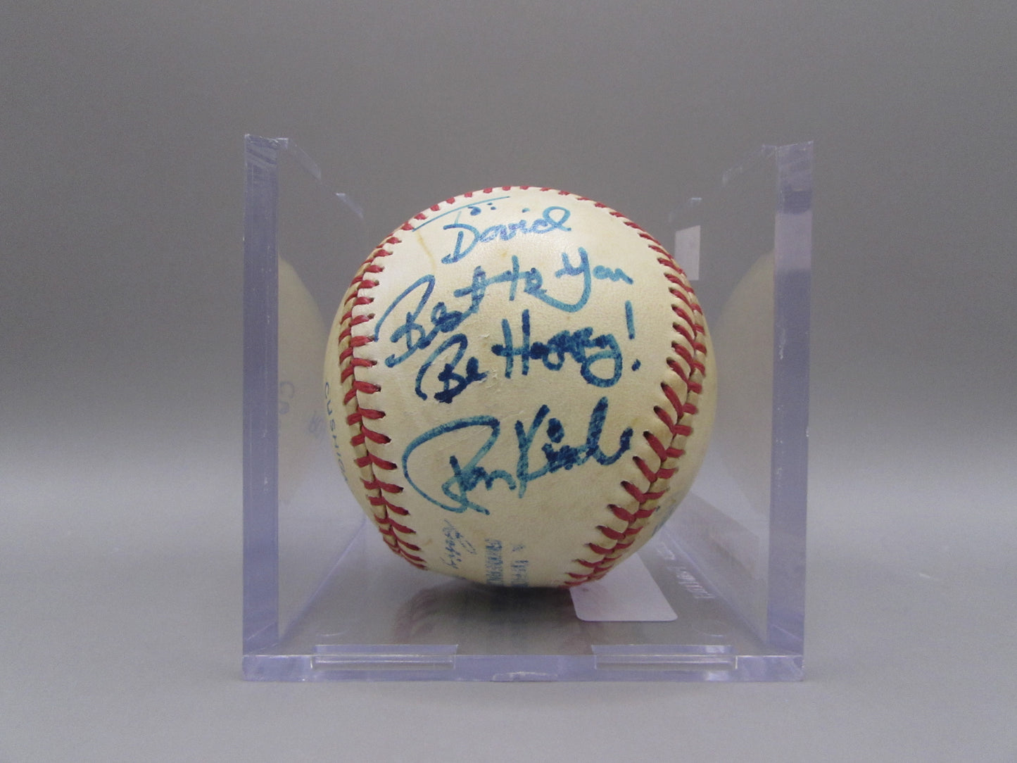 Ron Kittle signed baseball