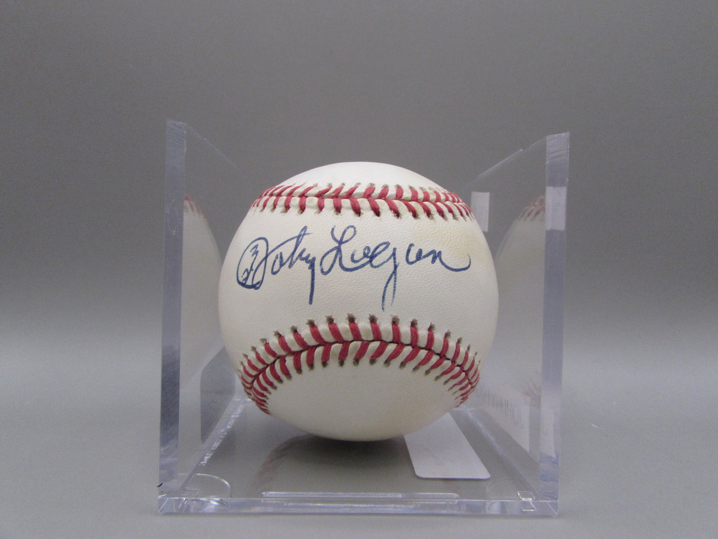 Johnny Logan signed baseball