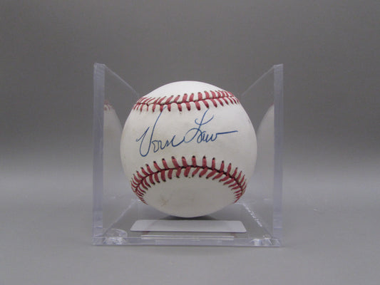Vern Law signed baseball