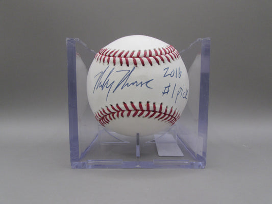 Mickey Moniak signed baseball