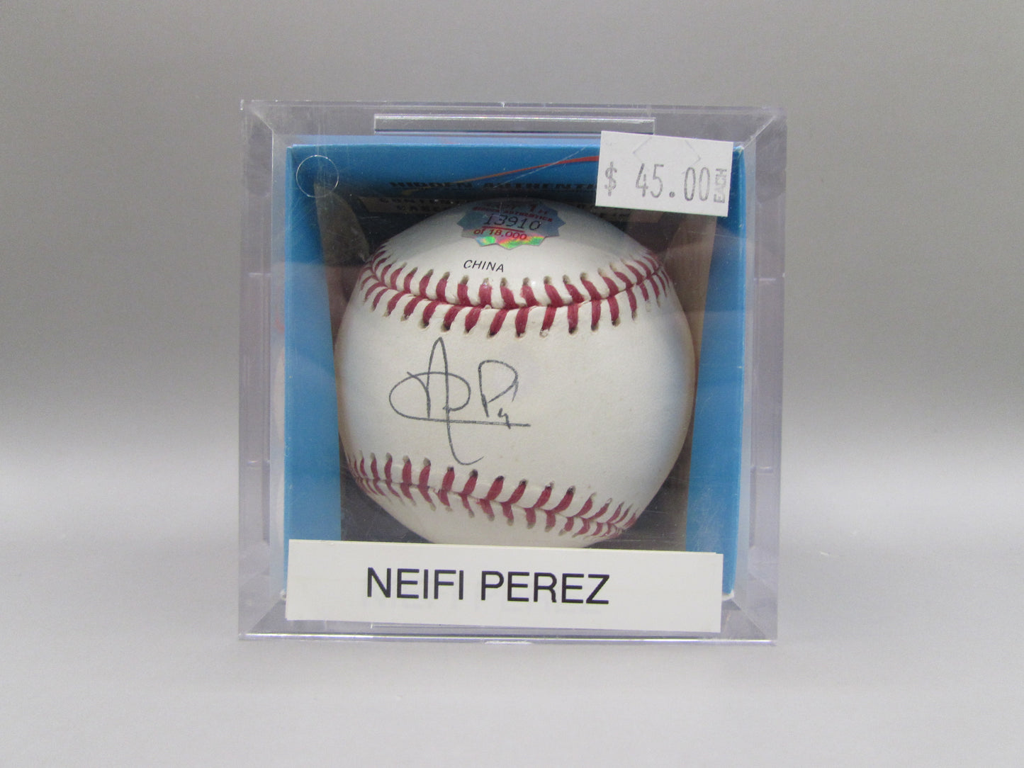 Neifi Perez signed baseball