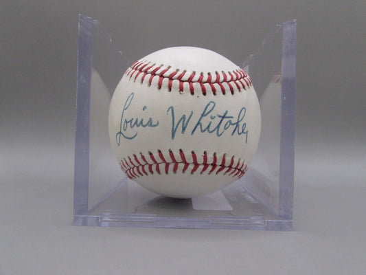 Lou Whitaker signed baseball