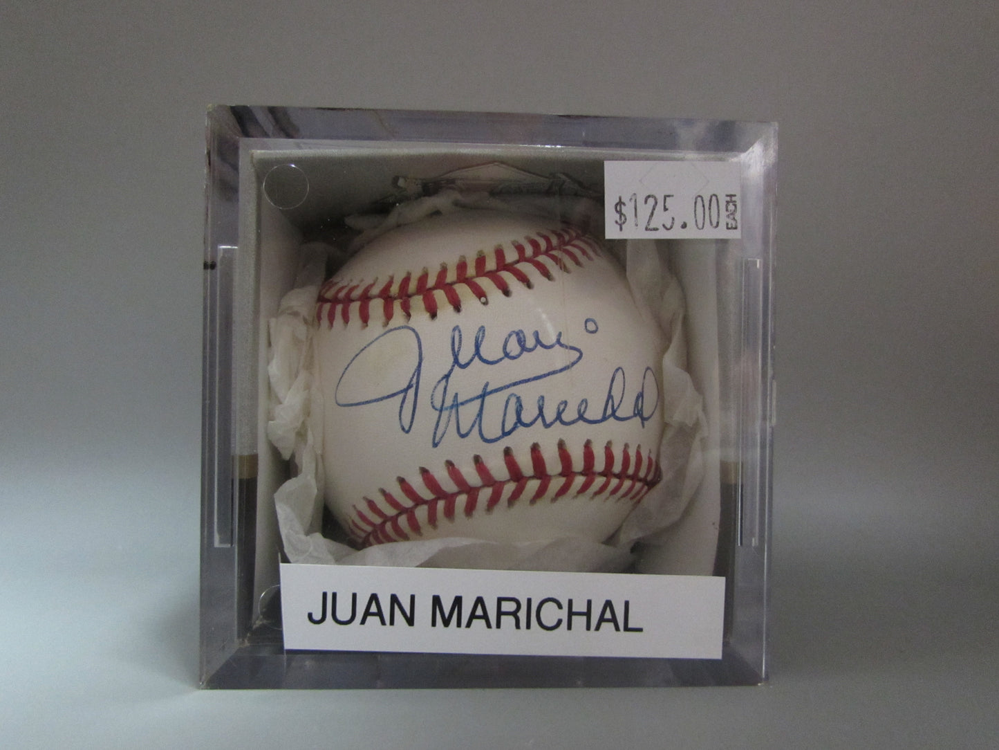 Juan Marichal signed baseball