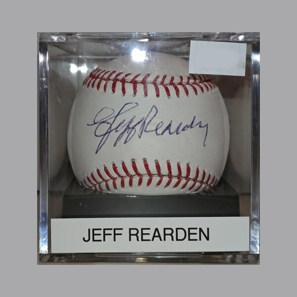 Jeff Rearden Autographed Baseball