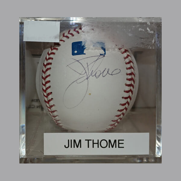 Jim Thome Autographed Baseball