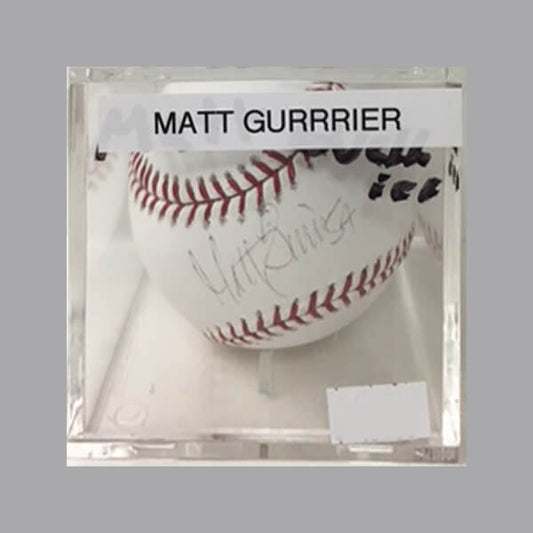 Matt Gurrrier Autographed Baseball