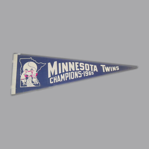 Minnesota Twins 1965 Champions Pennant Flag