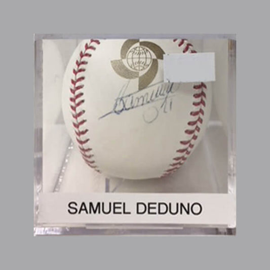 Samuel Deduno Autographed Baseball