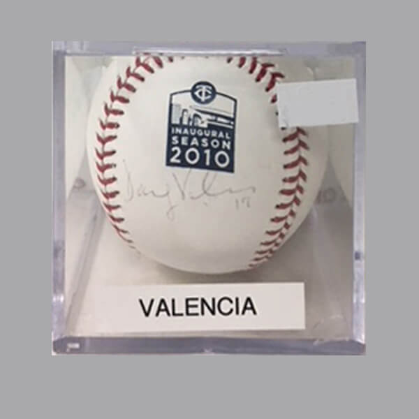 Danny Valencia Autographed Baseball